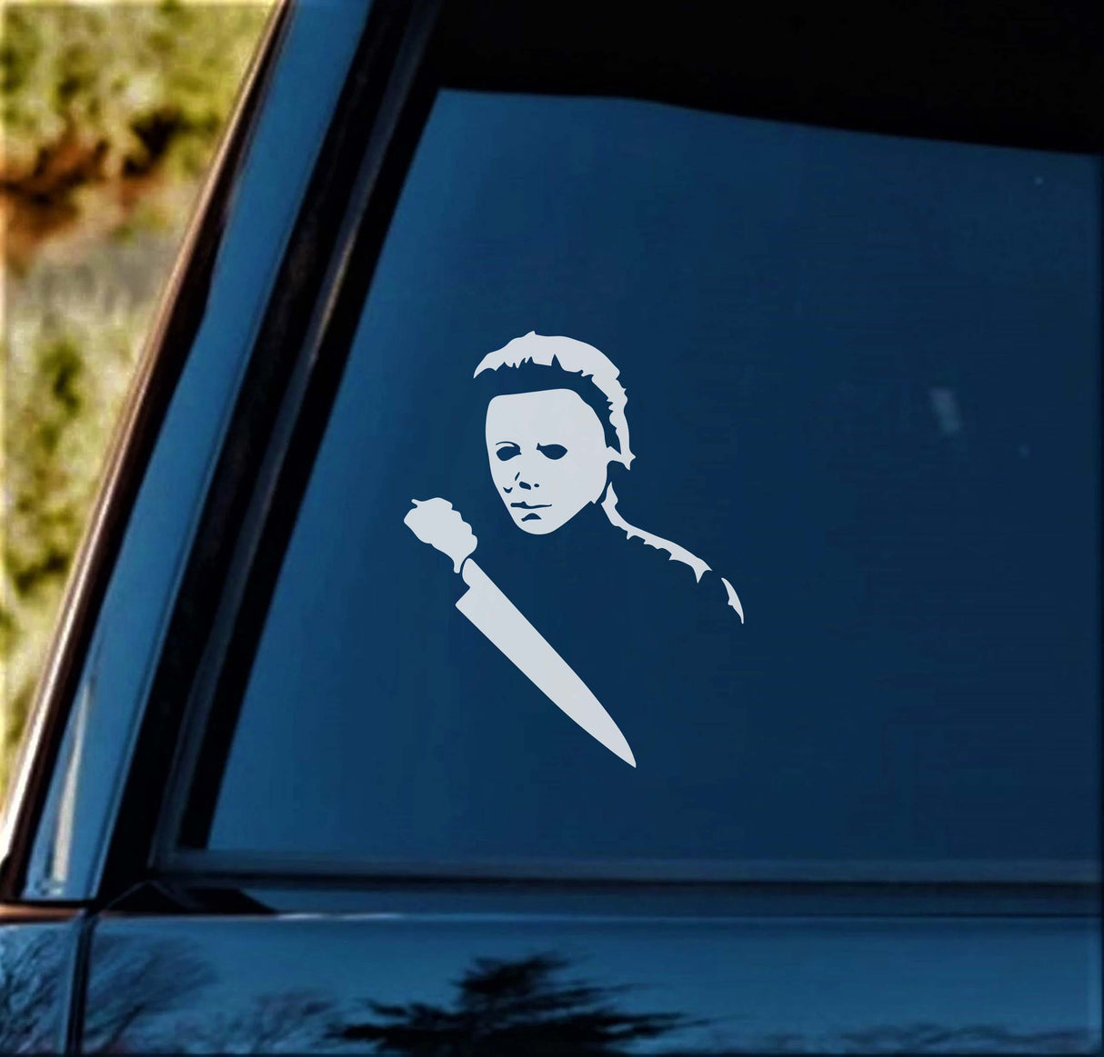 Minimal Horror Figure Vinyl Decal