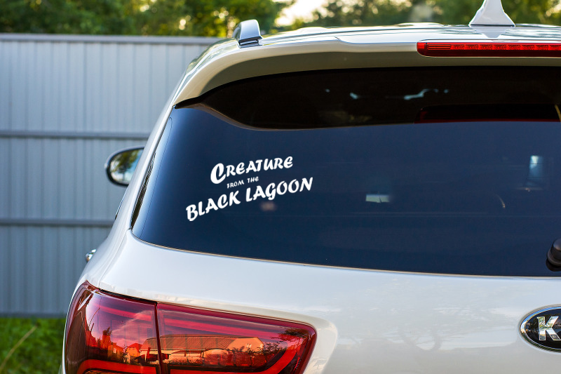 Creature Lagoon Style Vinyl Decal