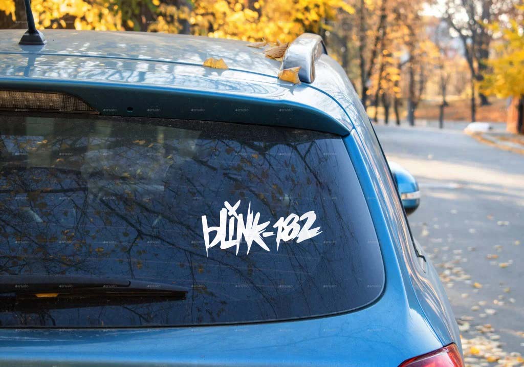 Blink Graffiti Logo Vinyl Decal