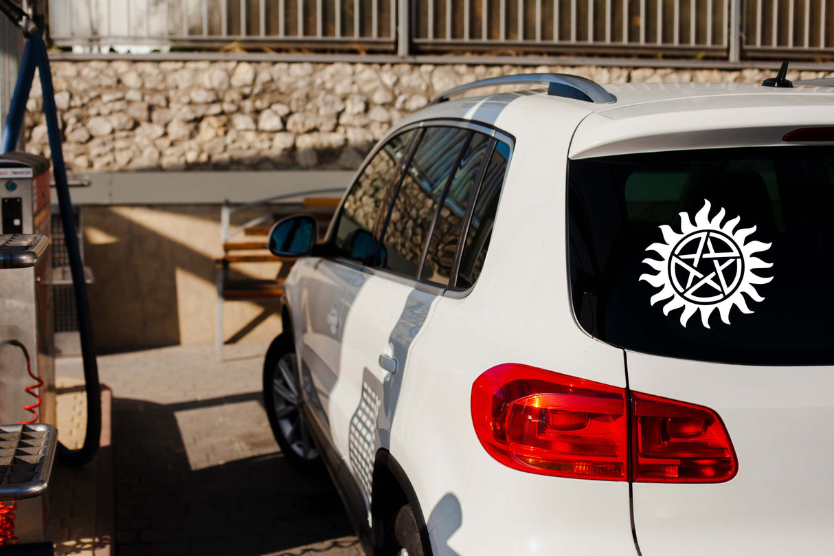 Mystic Sun Symbol Vinyl Decal