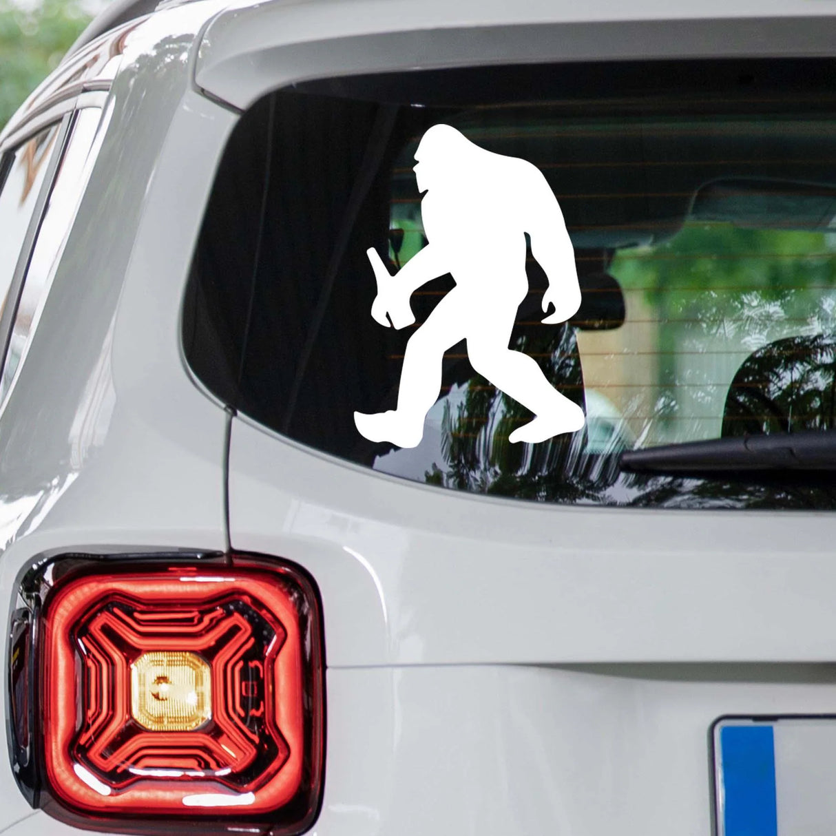 Bigfoot With Beer Vinyl Decal