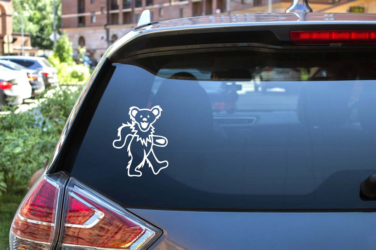 Grateful Dead Inspired Dancing Bear Vinyl Decal