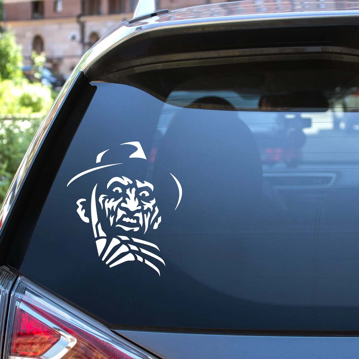 Retro Slasher Face Vinyl Decal