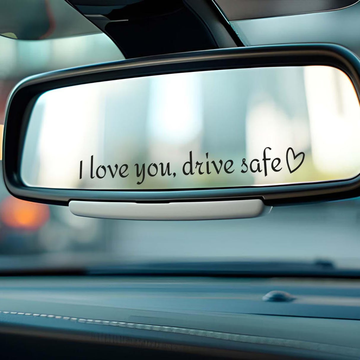 I Love You Drive Safe Decal