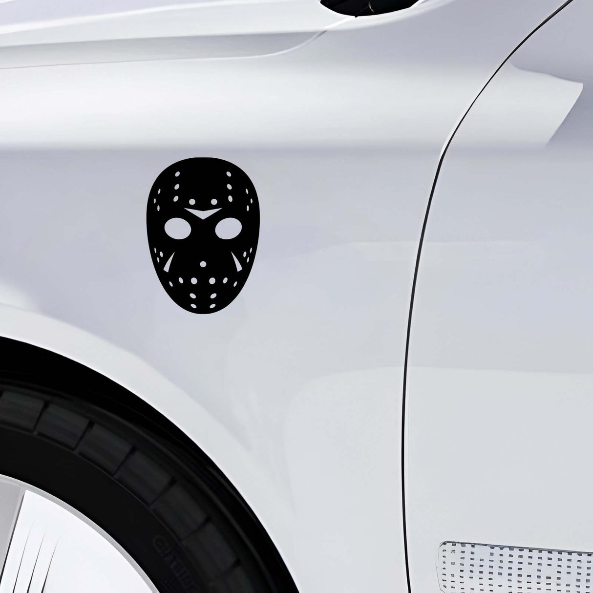 Camp Slasher Mask Vinyl Decal
