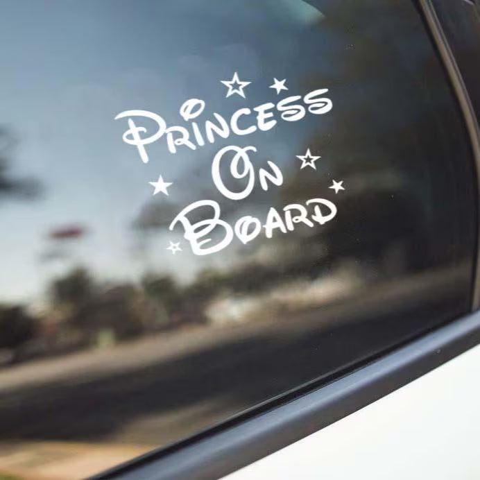 Princess On Board Decal