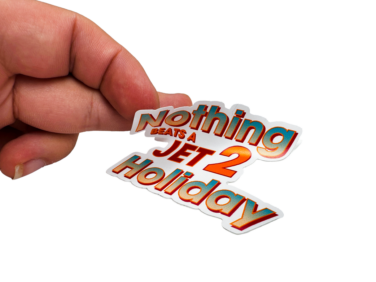 Nothing Beats A Jet 2 Holiday Sticker