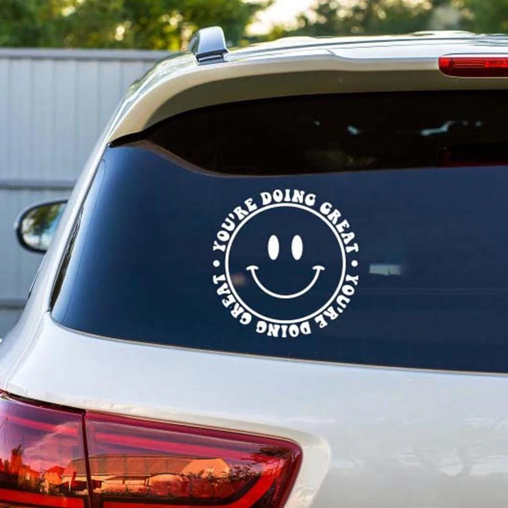 You’re Doing Great Smiley Decal