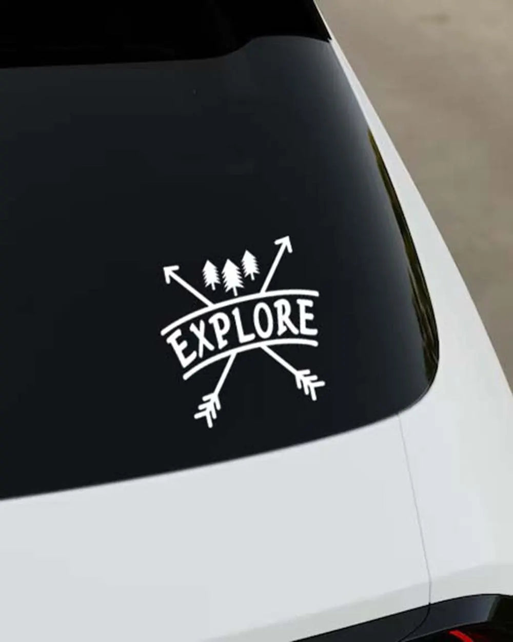 Explore Arrow Tree Decal