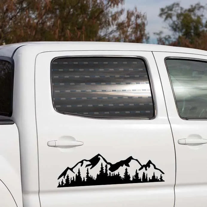 Mountain Forest Scene Decal