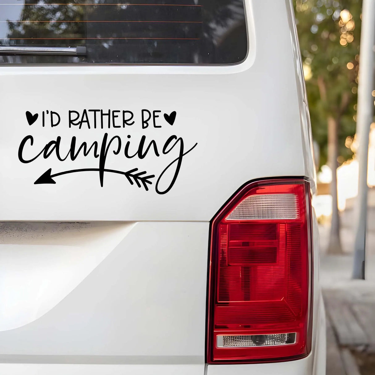 I’d Rather Be Camping Decal