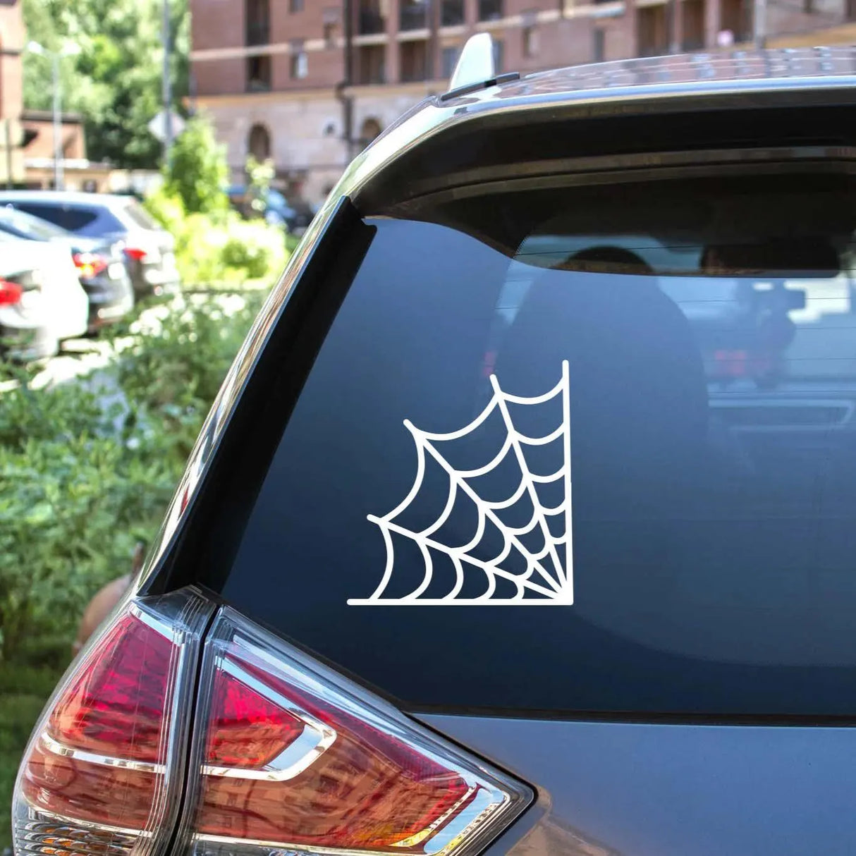 Spiderweb Corner Decal