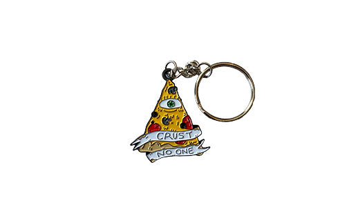 Crust No One Keychain