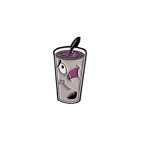 liquid courage enamel pin