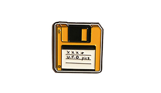 xxx+ufo pics enamel pin