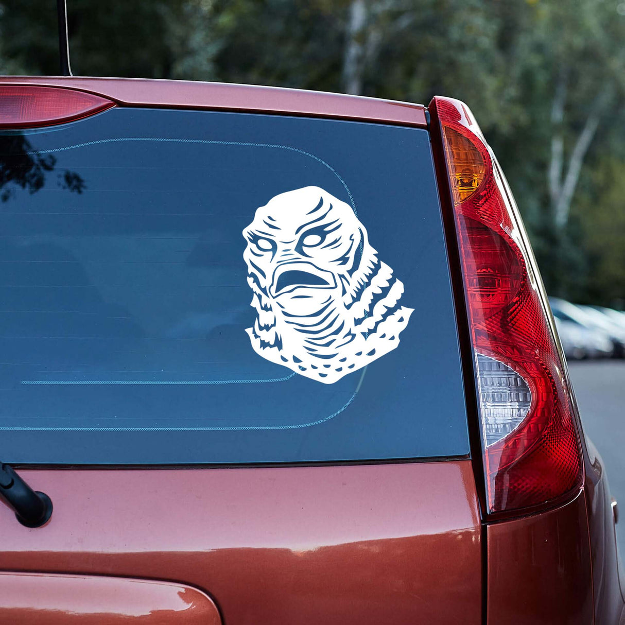 Vintage Creature Face Vinyl Decal