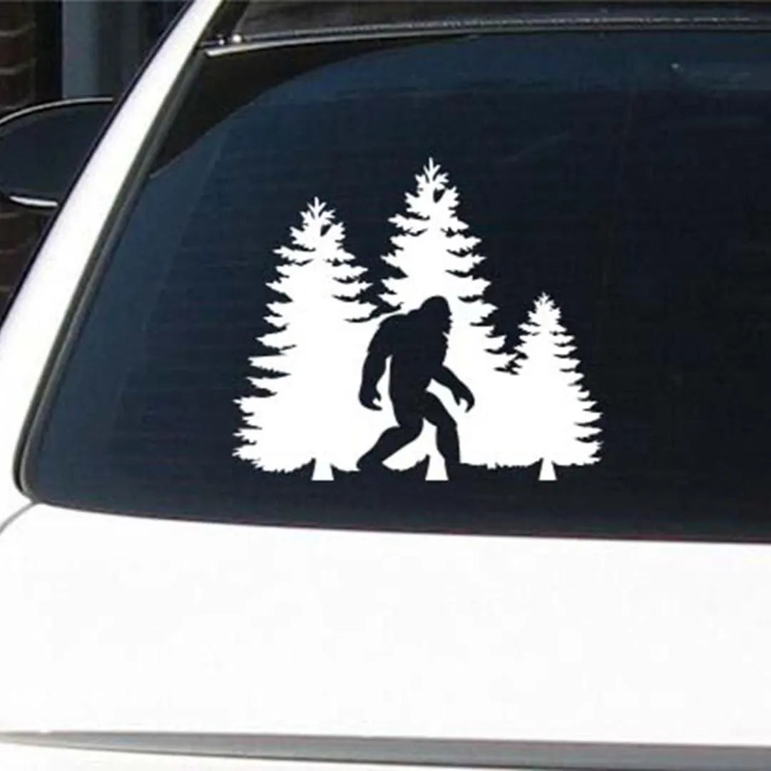 Bigfoot Walking Car Decal