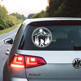 Bigfoot Mountain Badge Decal