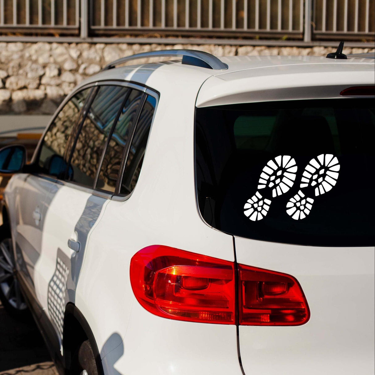 Boot Print Car Decal