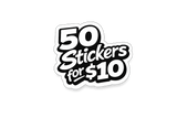 50 2.5" Circle Stickers for $10