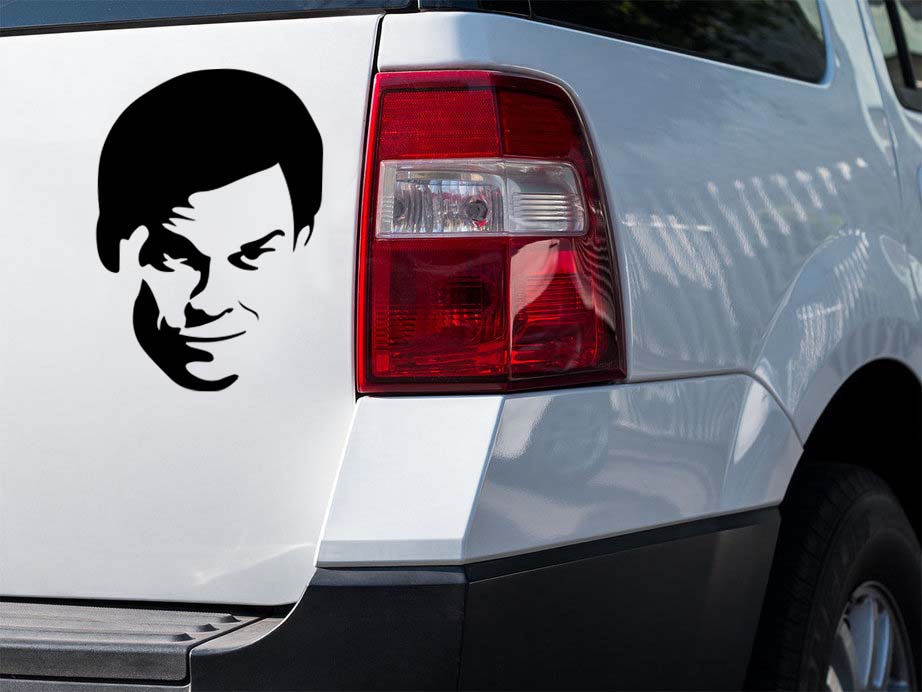 Dexter Inspired Portrait Vinyl Decal