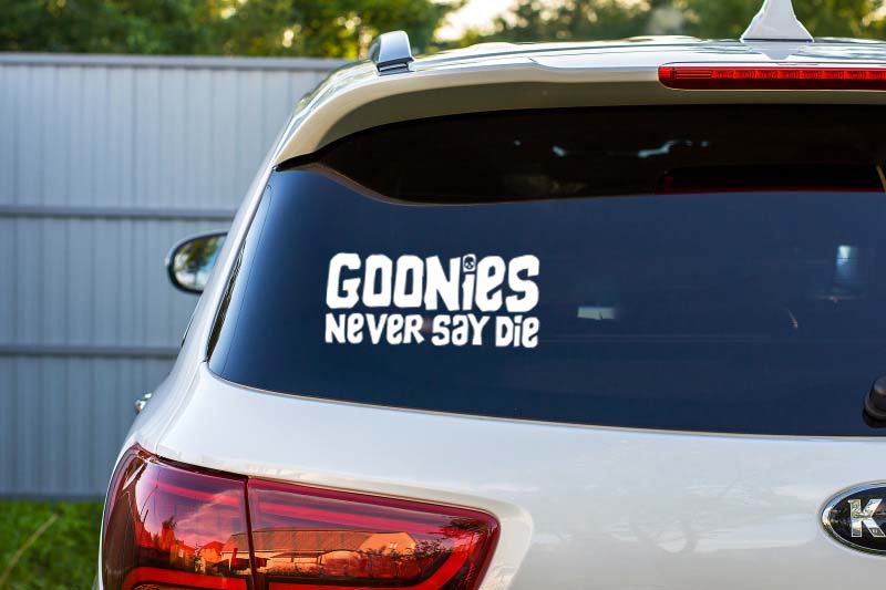 Goonies Inspired Skull Vinyl Decal