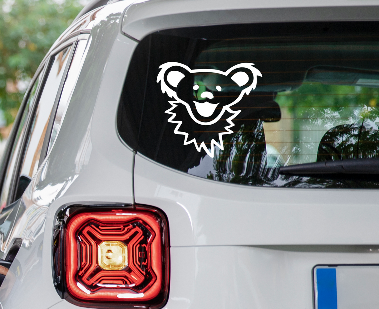 Grateful Dead Inspired Bear Head Vinyl Decal