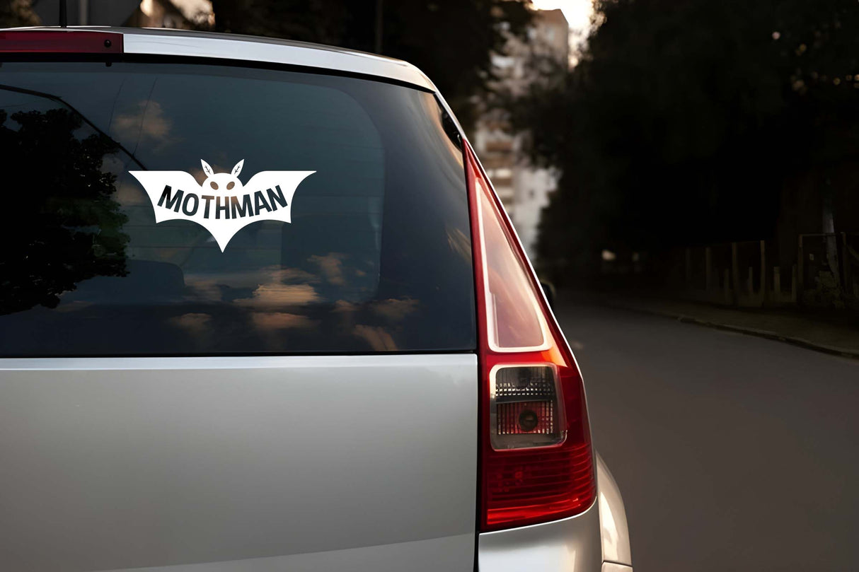 Mothman Inspired Winged Logo Vinyl Decal