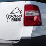 Nurse On Board Decal