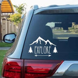 Explore Tree Mountain Decal