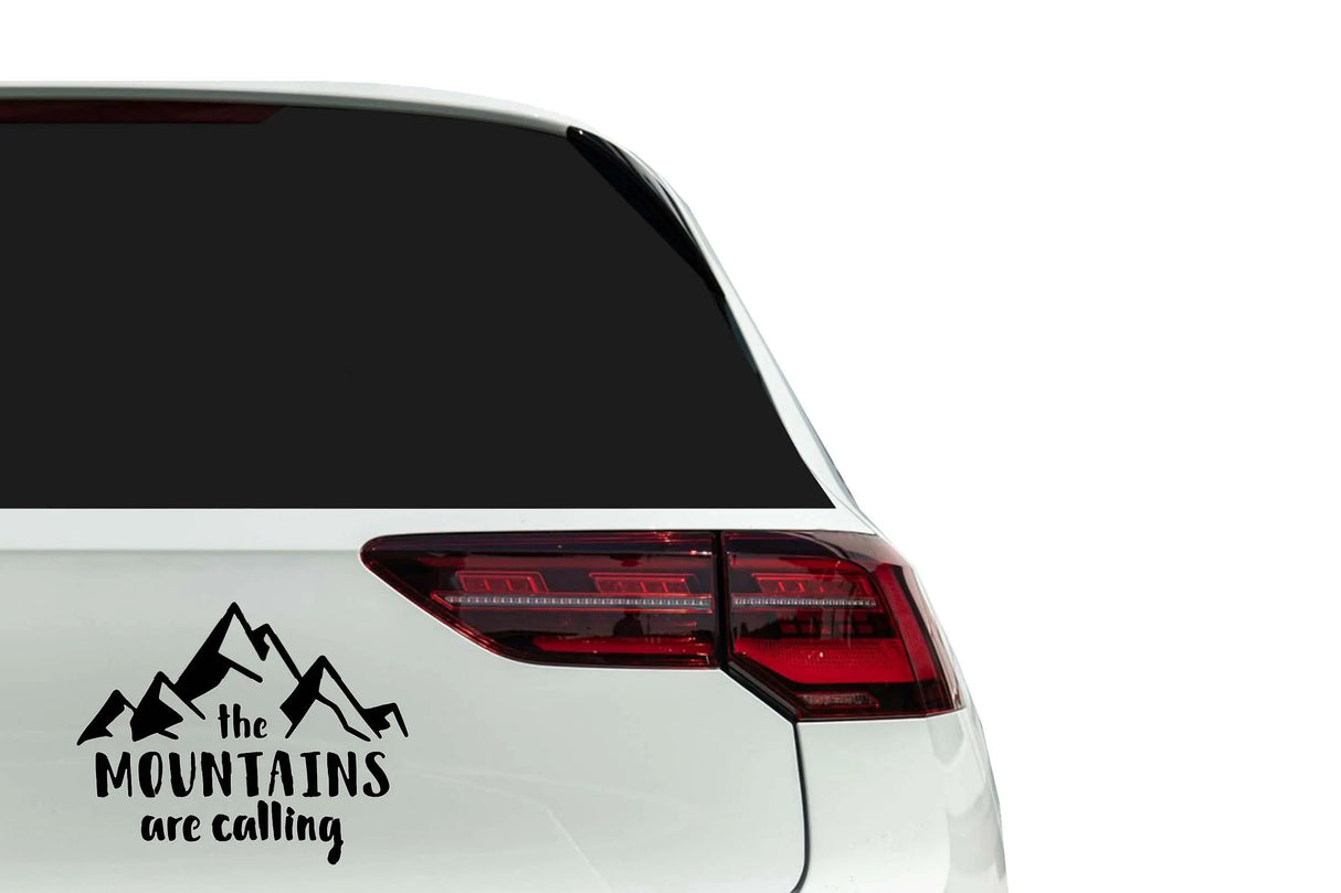 The Mountains Are Calling Decal