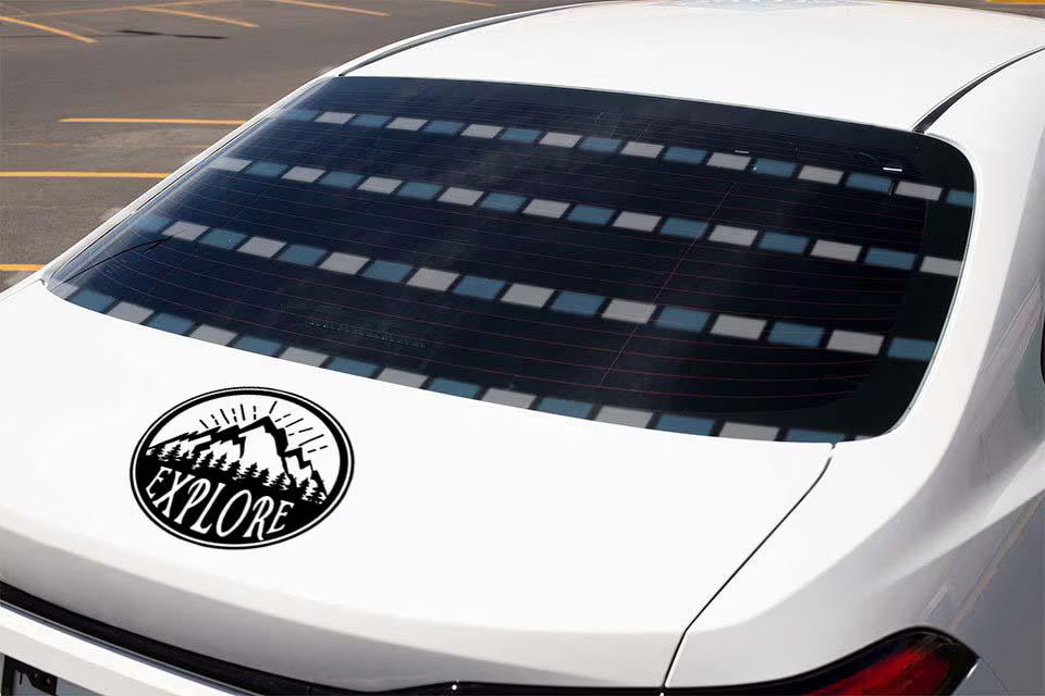 Explore Mountain Decal