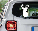 Buck Head Silhouette Decal