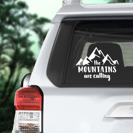 The Mountains Are Calling Decal