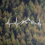 Mountain Heartbeat Decal
