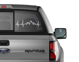 Mountain Heartbeat Decal