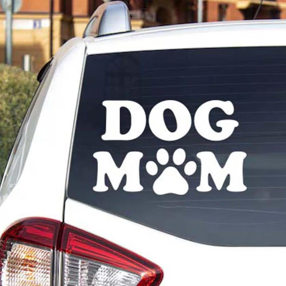 Dog Mom Paw Decal