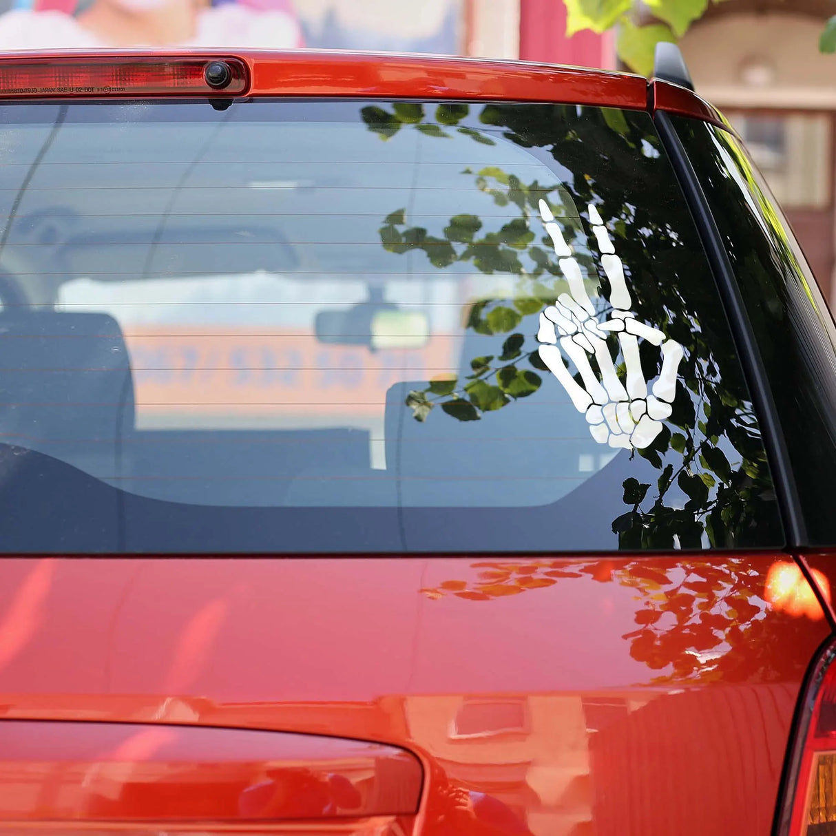 Skeleton Hand Peace Decal