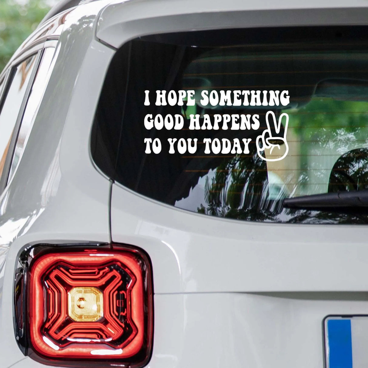 Something Good Happens Peace Decal