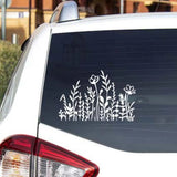Wildflower Silhouette Decal