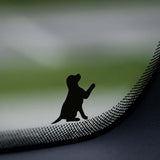 Mini Sitting Dog Silhouette Decal