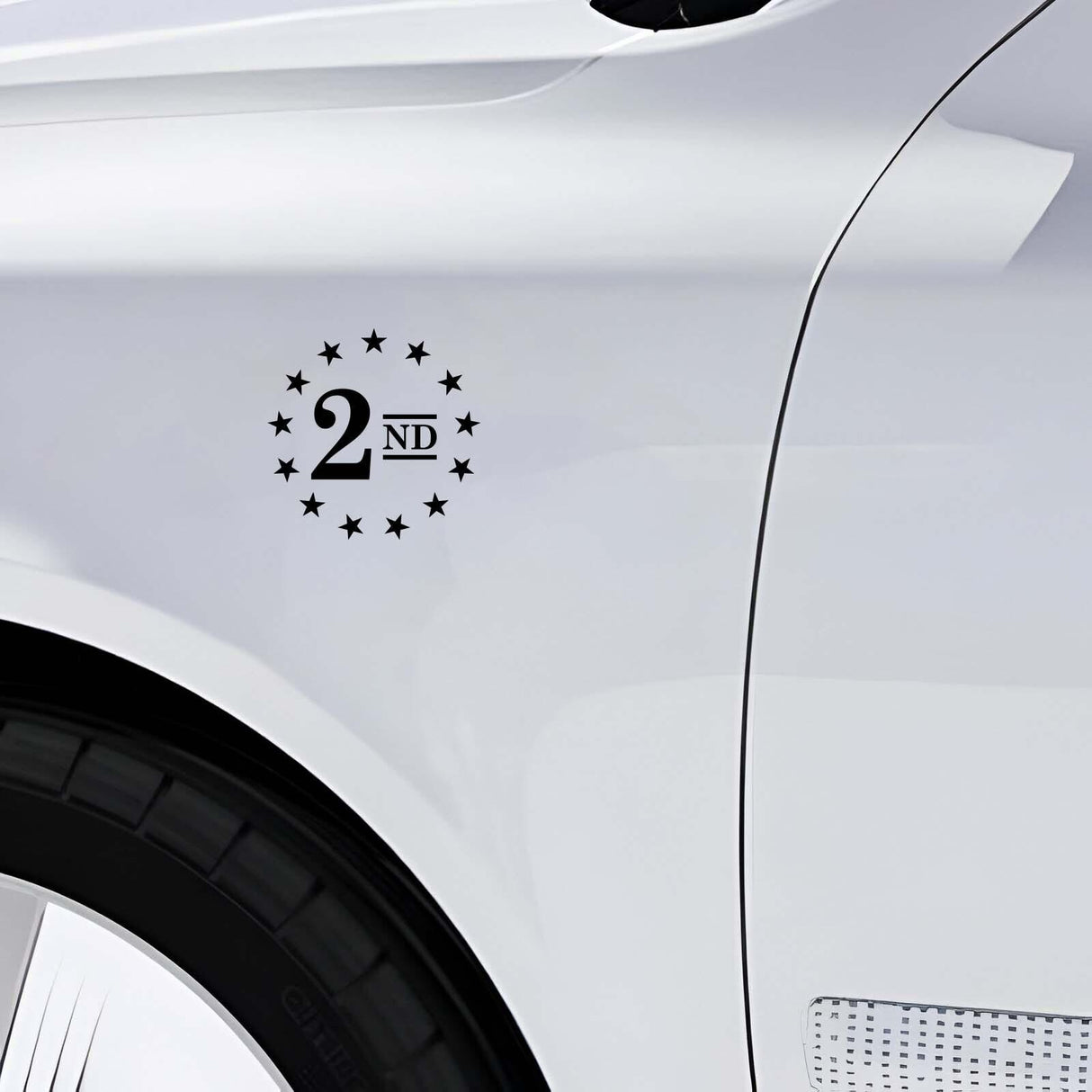 2nd Amendment Stars Decal