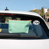 Custom Area Code Oval Decal