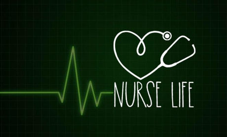 Nurse Stethoscope Heart Decal
