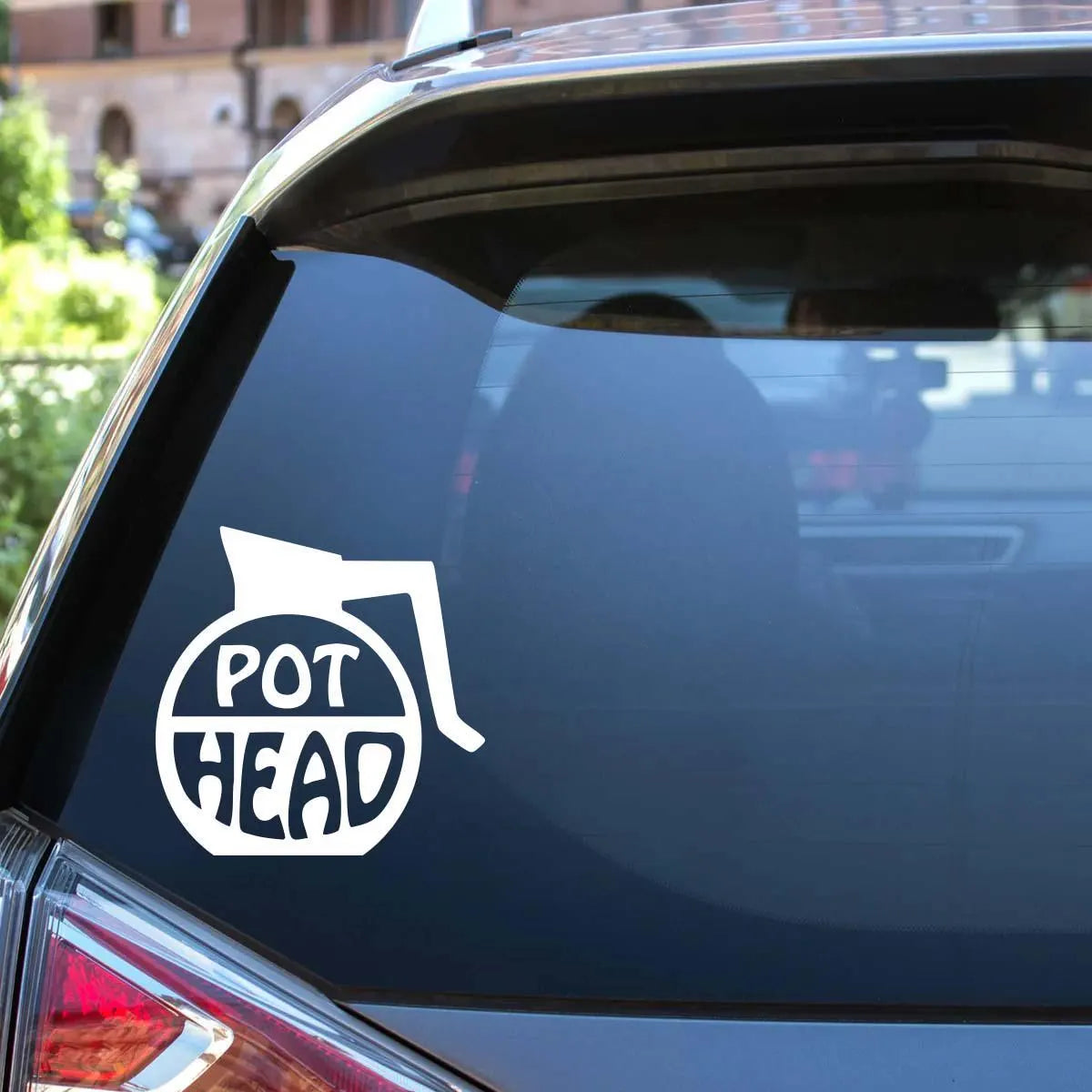 Pot Head Coffee Decal