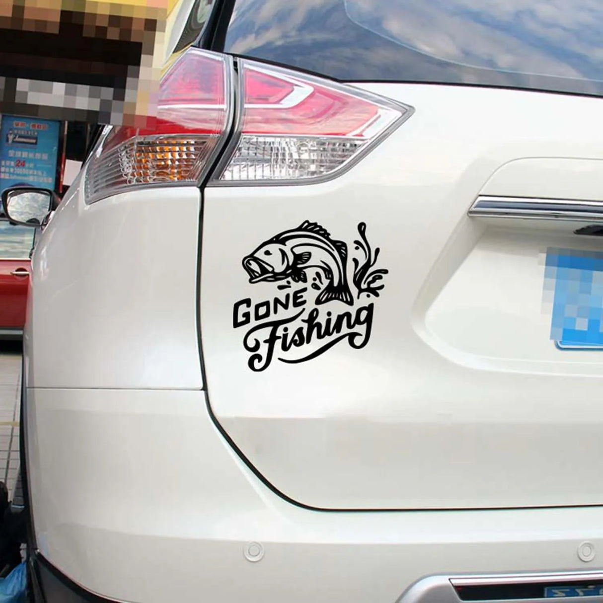 Gone Fishing Decal