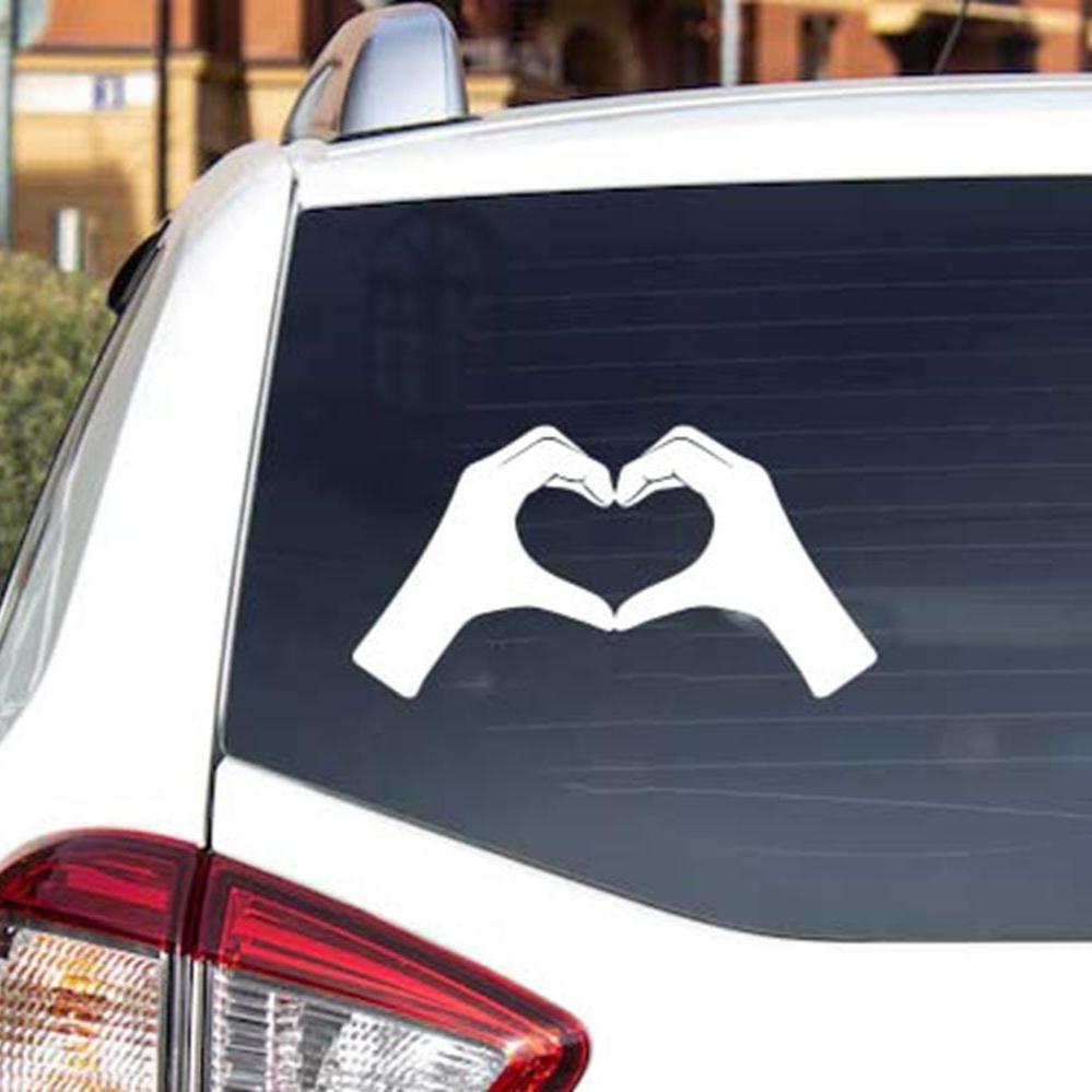 Heart Hands Decal