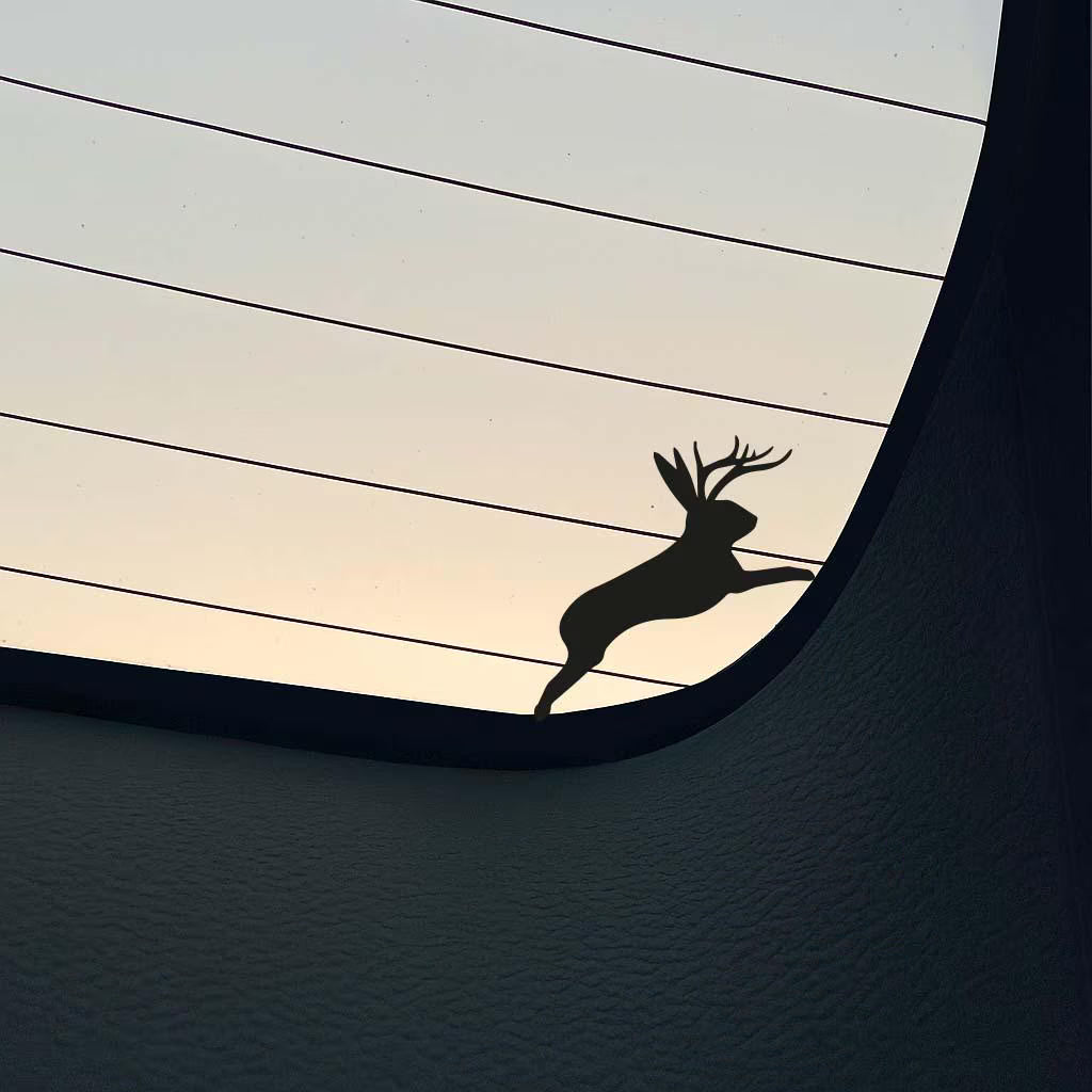 Mini Deer Silhouette Decal