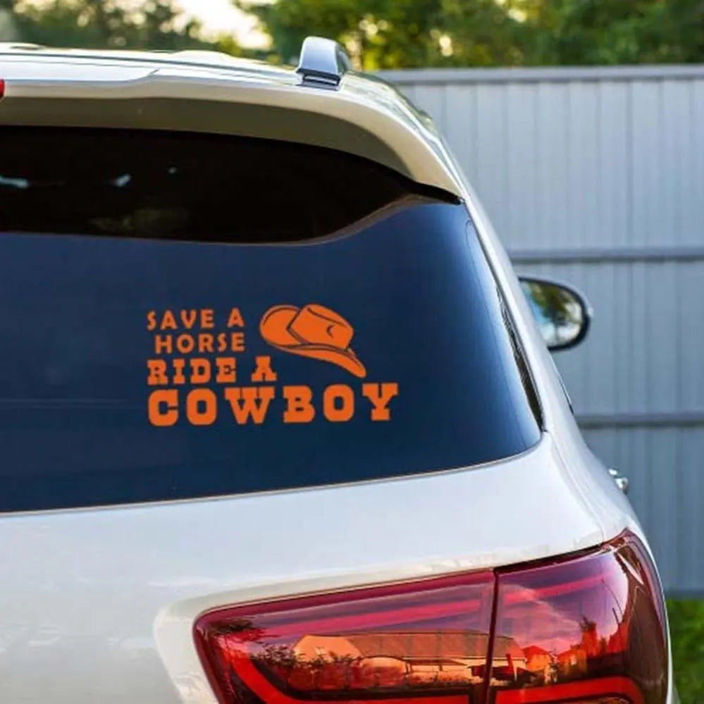 Save A Horse Ride A Cowboy Decal