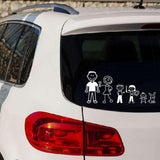 Stick Figure Family Decal